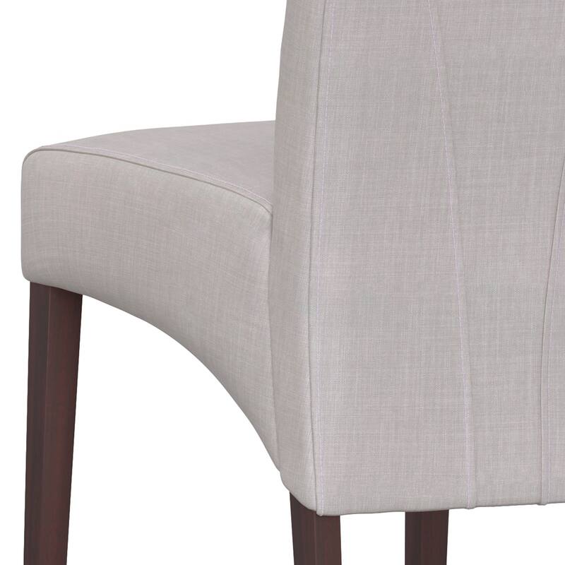 WYNDENHALL Franklin Transitional Deluxe Parson Dining Chair (Set of 2) - 17.7"w x 19.7"d x 40.2"h