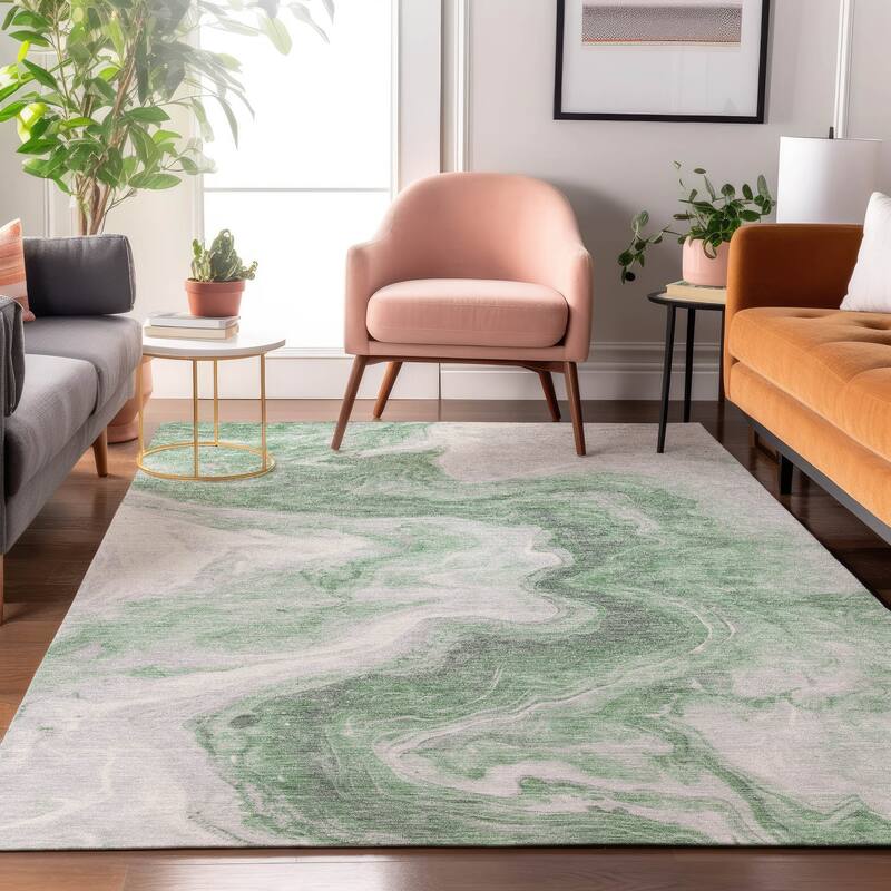 Premium Washable Super Soft Modern River Mayfield Rug