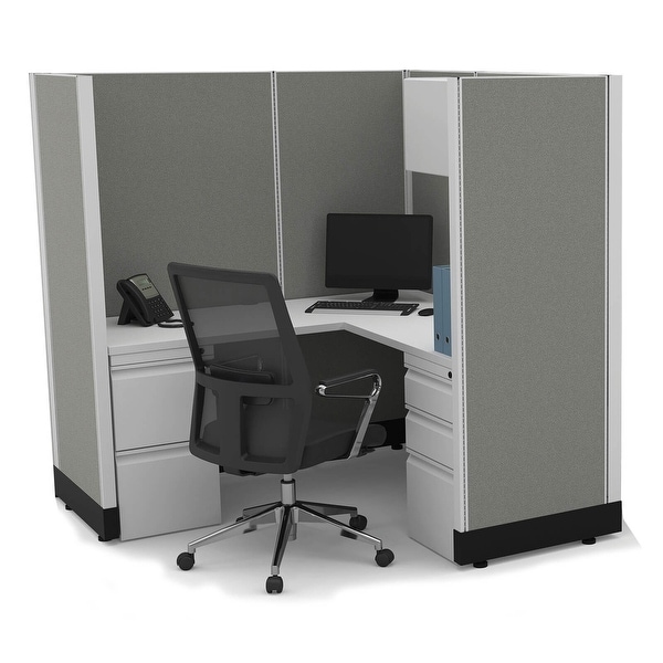 Modular Office Desk Furniture 67H Powered. Opens flyout.