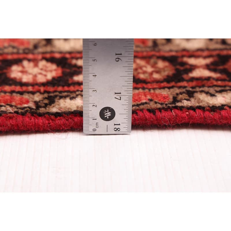 ECARPETGALLERY Hand-knotted Andelz Light Red Wool Rug - 2'11 x 9'5