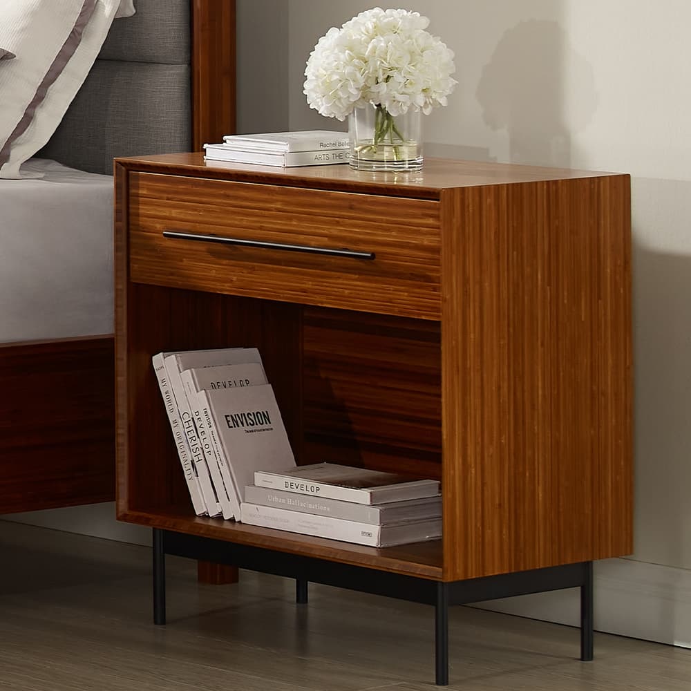 Dakota 28" 1 Drawer Nightstand, Copper