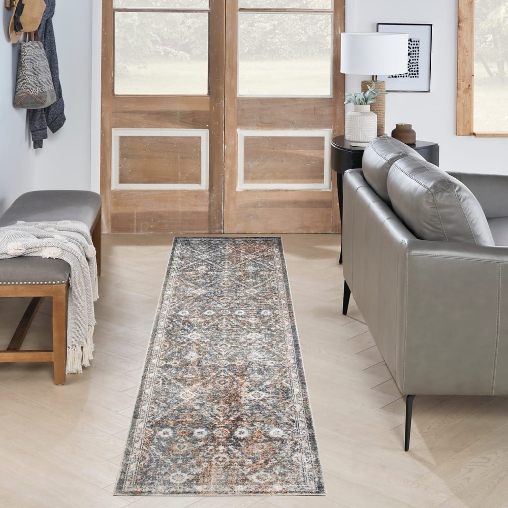 Nourison Astra Machine Washable Indoor only Persian Area Rug