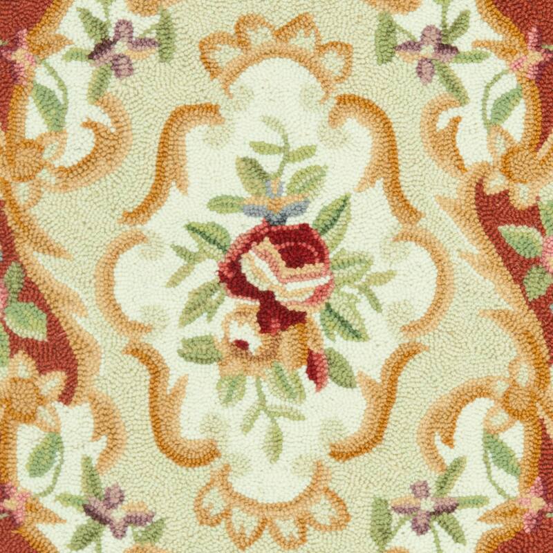 SAFAVIEH Handmade Chelsea Shyanne French Country Wool Rug