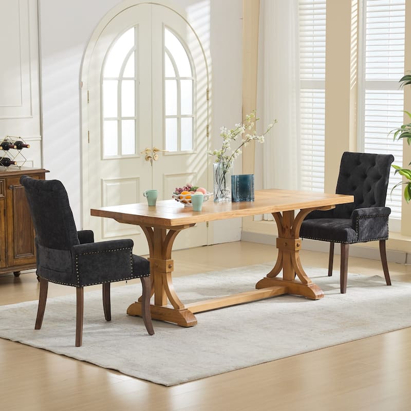 Accent Dining Chair, Elegant Club Arm Dining Chair