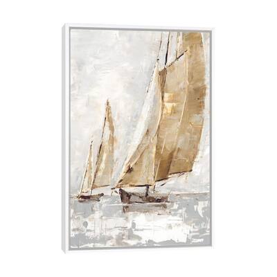 iCanvas "Golden Sails II" by Ethan Harper Framed Canvas Print