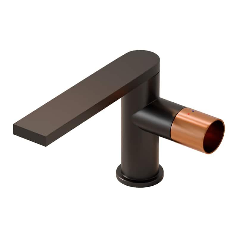 Matte Black Single Handle Single-Hole Bathroom Basin Faucet