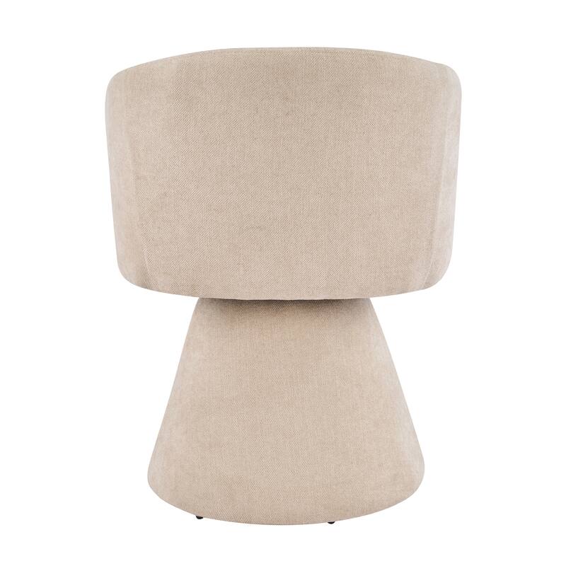 Christopher Knight Home - 180° Swivel Upholstered Dining Chairs with Metal Frame (Set of 2)