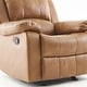 preview thumbnail 40 of 52, Charleston Leather Gel Glider Rocker Recliner by Greyson Living