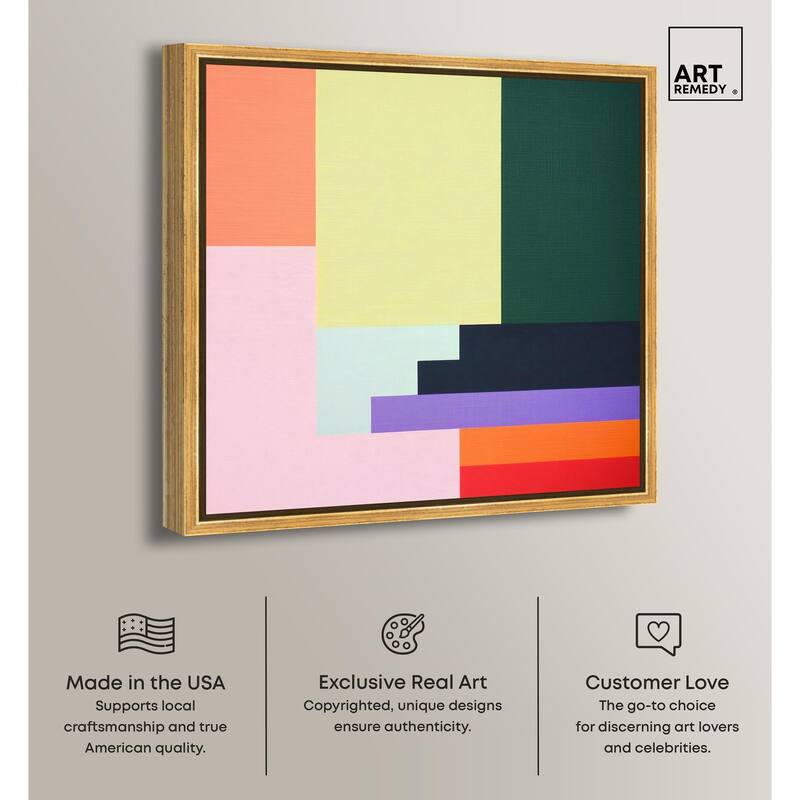 Rectilinear Rhapsody II Canvas by Art Remedy