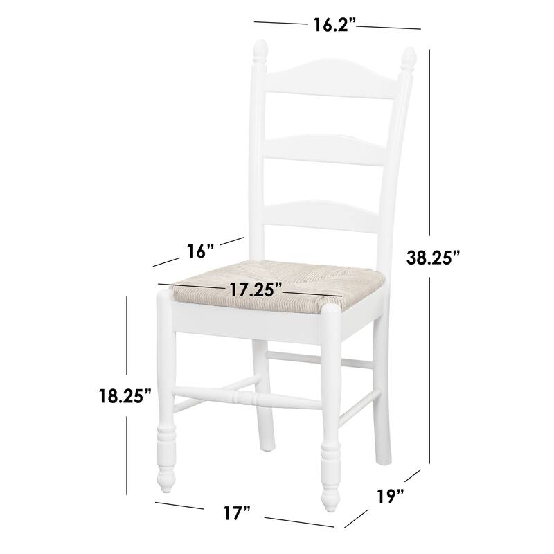 Simple Living Jessie Ladder back dining chair (Set of 2)