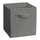 preview thumbnail 82 of 115, ClosetMaid Cubeicals 11-inch Fabric Drawer Smoke Grey