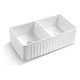 preview thumbnail 7 of 7, Farmhouse/Apron Front Ceramic Kitchen Sink