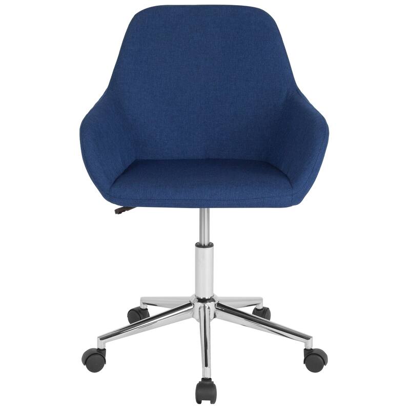 Home & Office Mid-Back LeatherSoft Upholstered Swivel Chair