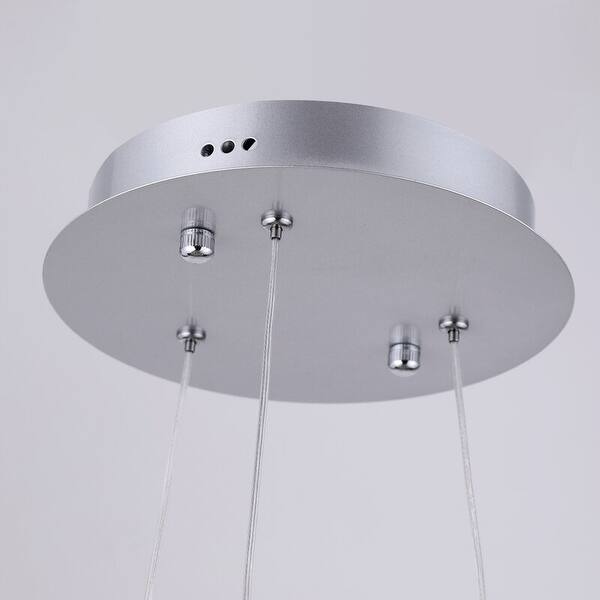 Maxax 1 - Light Statement Square/Rectangle LED Chandelier with Wrought Iron Accents