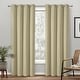 preview thumbnail 21 of 68, ATI Home Academy Total Blackout Grommet Top Curtain Panel Pair 52x84 - Linen