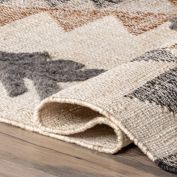 Brooklyn Rug Co Rosanna Southwestern Symbols Jute Area Rug - Bed Bath ...