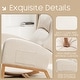 preview thumbnail 10 of 66, HOMYKA 27.3" Wide Rocking Chair for Nursery Room