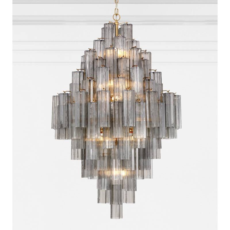 Crystorama Lighting Group ADD-319-SM Addis 20 Light 32" Wide