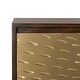 preview thumbnail 7 of 7, SAFAVIEH Couture Eleni Brass Sideboard - Dark Brown - 18 in w x 69 in d x 36 in h