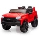preview thumbnail 1 of 28, 24V Kids Electric Ride on Car 2-Seater Truck, Battery Powered SUV Licensed Chevrolet Red