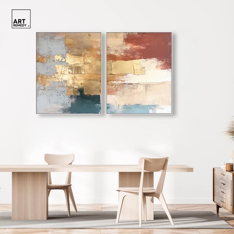 Earthy Glow II Canvas Set of 2 by Art Remedy