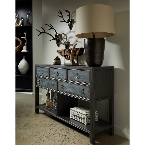 5 drawer sale console table