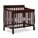 preview thumbnail 1 of 6, Dream On Me Aden Convertible 4-in-1 Mini Crib Espresso