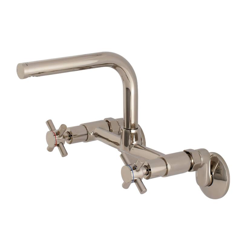 Kingston Brass Concord 1.8 GPM Wall Mounted Bridge Kitchen Faucet