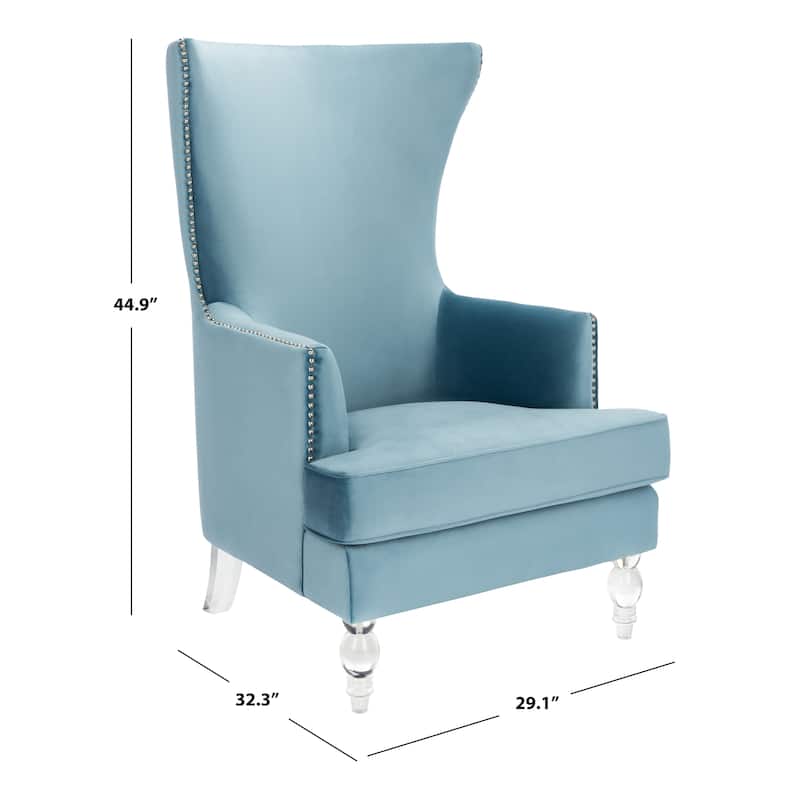 SAFAVIEH Couture Geode Modern Wingback Chair - 29.1" W x 32.3" D x 44.9" H