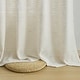 preview thumbnail 25 of 87, HLC.me Madison Faux Linen Textured Sheer Privacy Sun Light Filtering Window Grommet Thick Curtains Panels, Set of 2