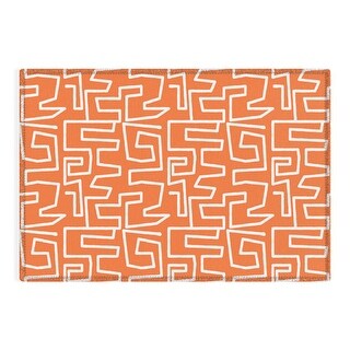 Labyrinth Orange by Mirimo Outdoor Rug - 4' by 6' - Bed Bath & Beyond ...