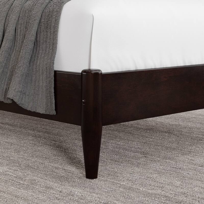 Becket Solid Wood Low Profile Platform Bed