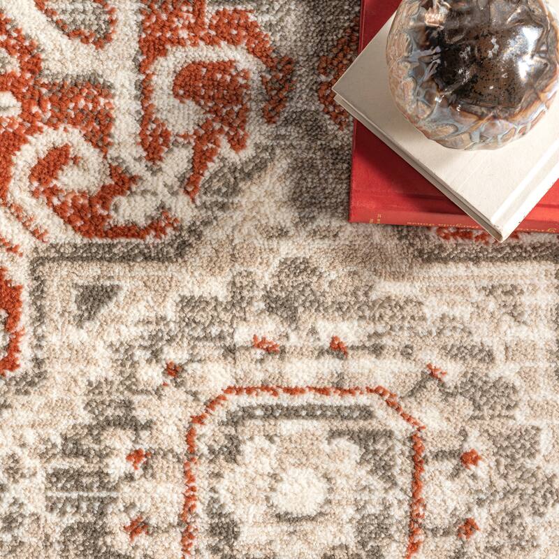 Nuloom Charlotte Faded Medallion Area Rug