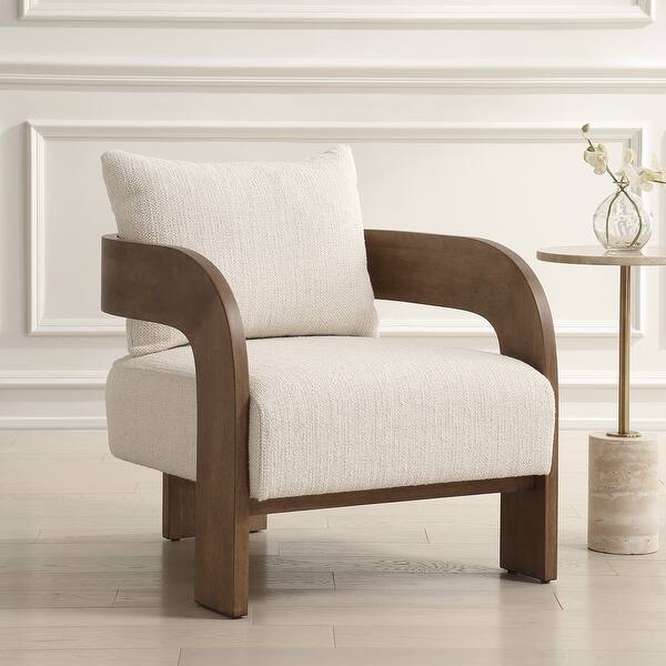 slide 2 of 8, Uttermost Rowan Ivory Accent Chair Ivory