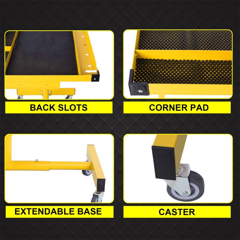Portable Adjustable Tear Down Work Table with Drawer, Swivel Casters
