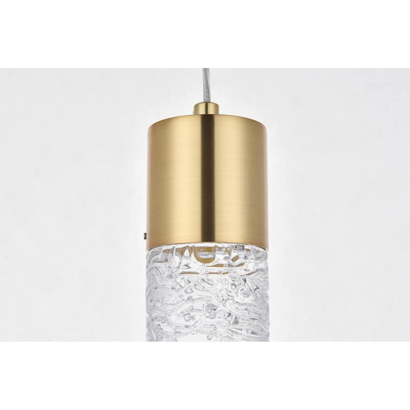 Elegant Lighting Constellation Single Light 5" Wide LED Suspension