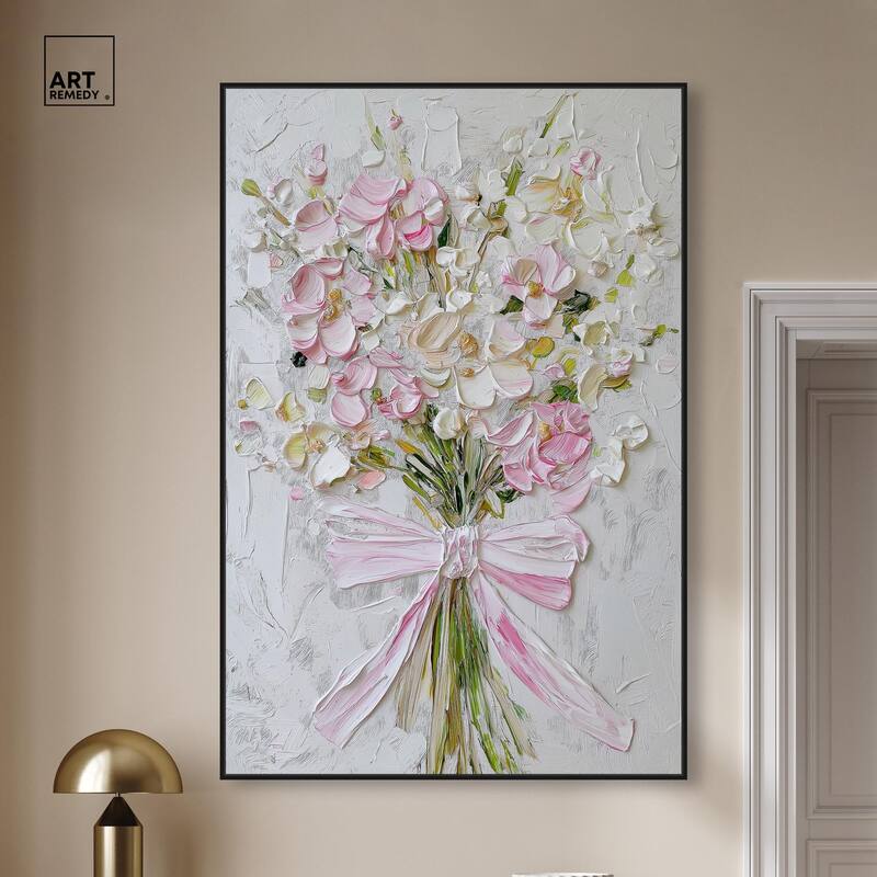 Layered Lily Canvas by Art Remedy