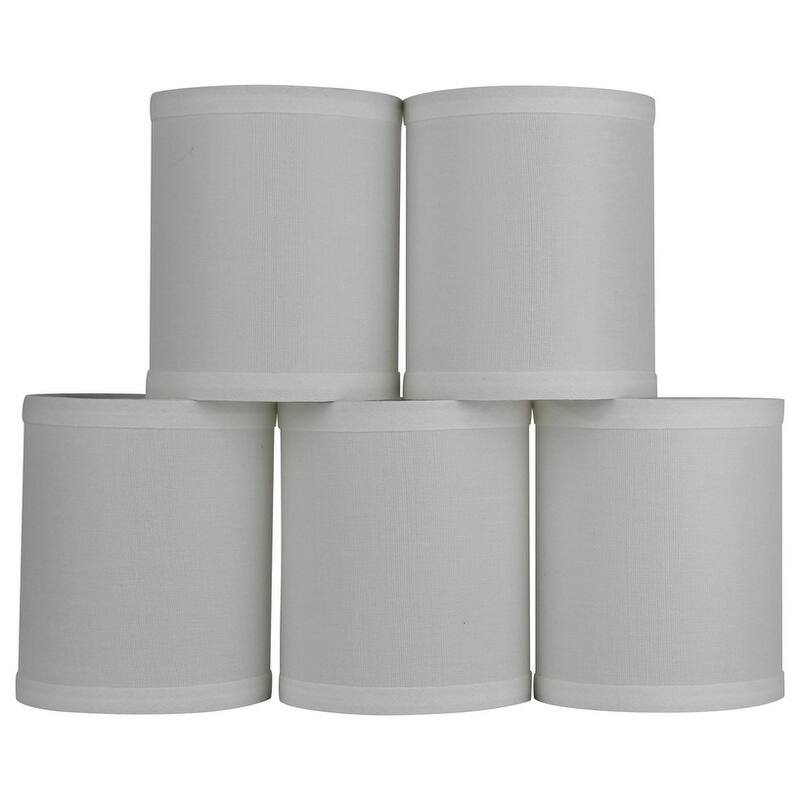 Drum Chandelier Shade, Clip On, 4 inch Bottom Diameter, 4.75" Height