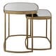 preview thumbnail 5 of 5, Uttermost Vista Gold Nesting Tables, Set Of 2 - 20"W x 24"H x 20"D