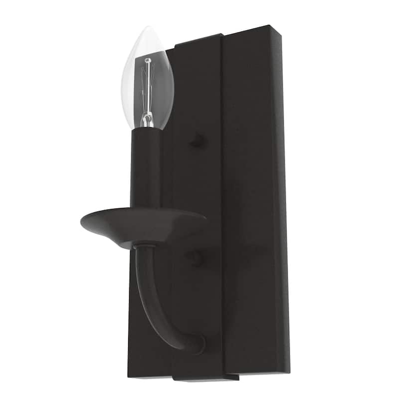 Hunter Perch Point 1 Light Wall Sconce - Hallway, Bath, Bedroom - Candle, Rustic, Industrial - Damp Rated!