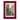 Vintage Views of Venice IV -Framed Print w/glass-Cherry Red