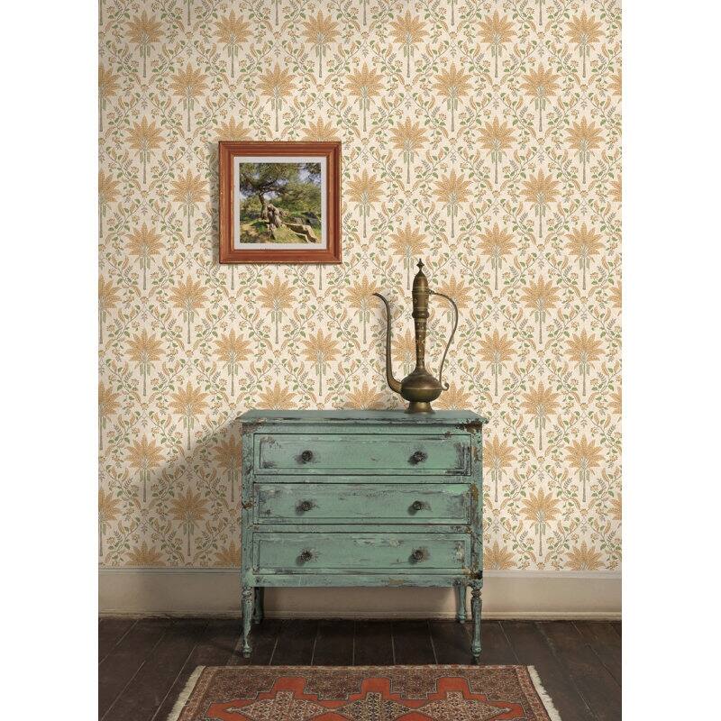 Ariara Palm Trellis Non-Pasted Wallpaper - Covers 56 Square Feet