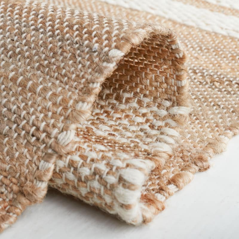 SAFAVIEH Handmade Natural Fiber Leonica Boho Rustic Farmhouse Jute