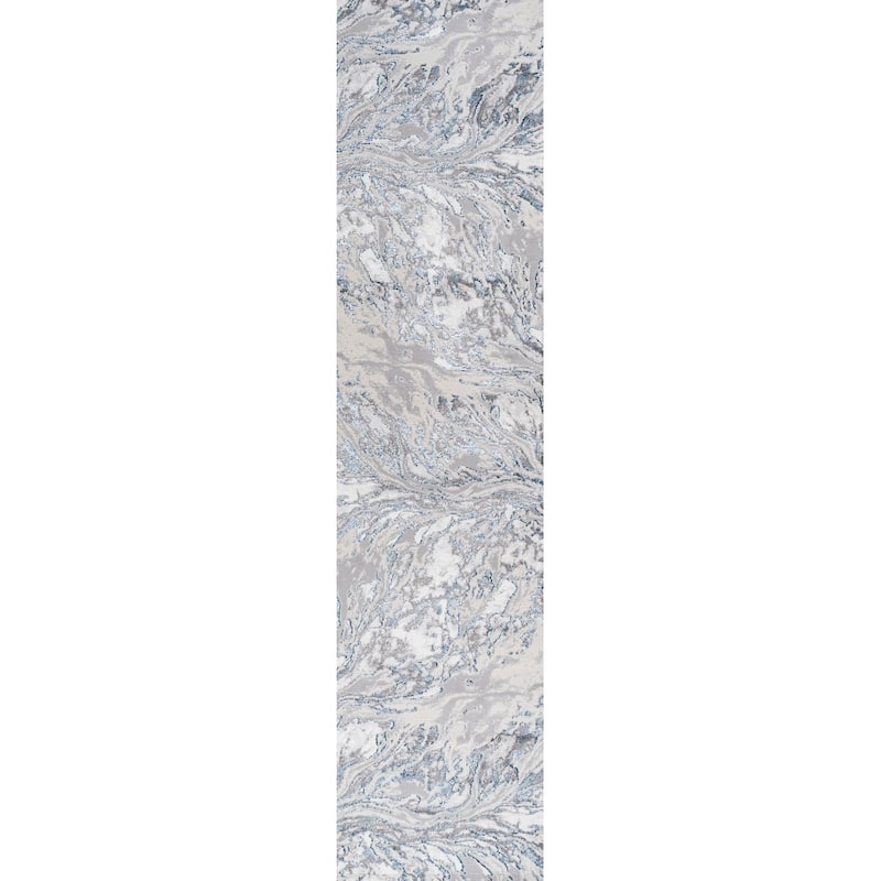 JONATHAN Y Batten Marbled Abstract Area Rug