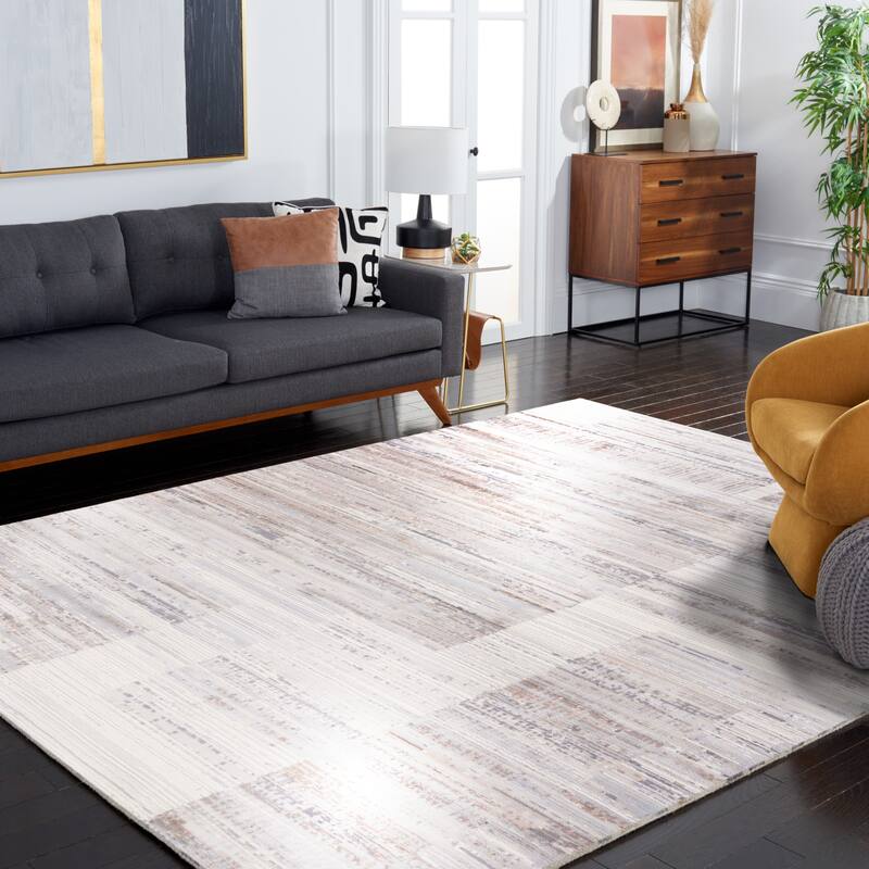 SAFAVIEH Shivan Jindra Modern Distressed Rug