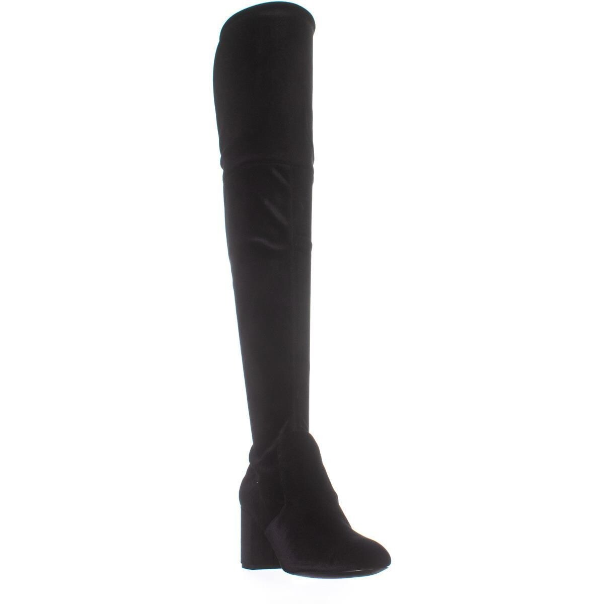 studded knee high stretch boot charles by charles david
