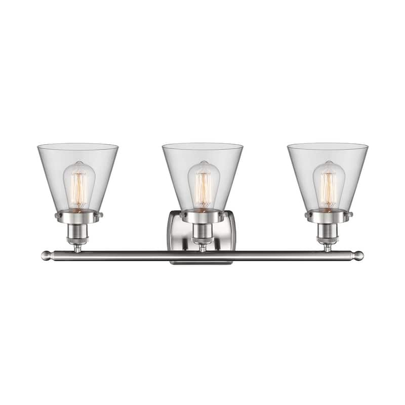 Innovations Lighting Small Cone 3 Light 26" Wide Vanity Light