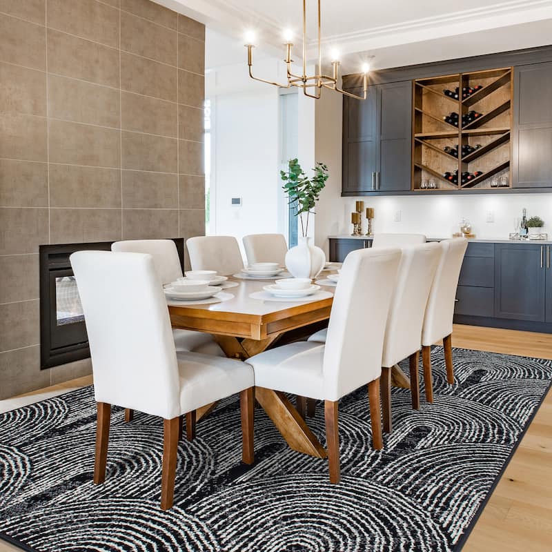 World Rug Gallery Contemporary Bohemian Arch Area Rug