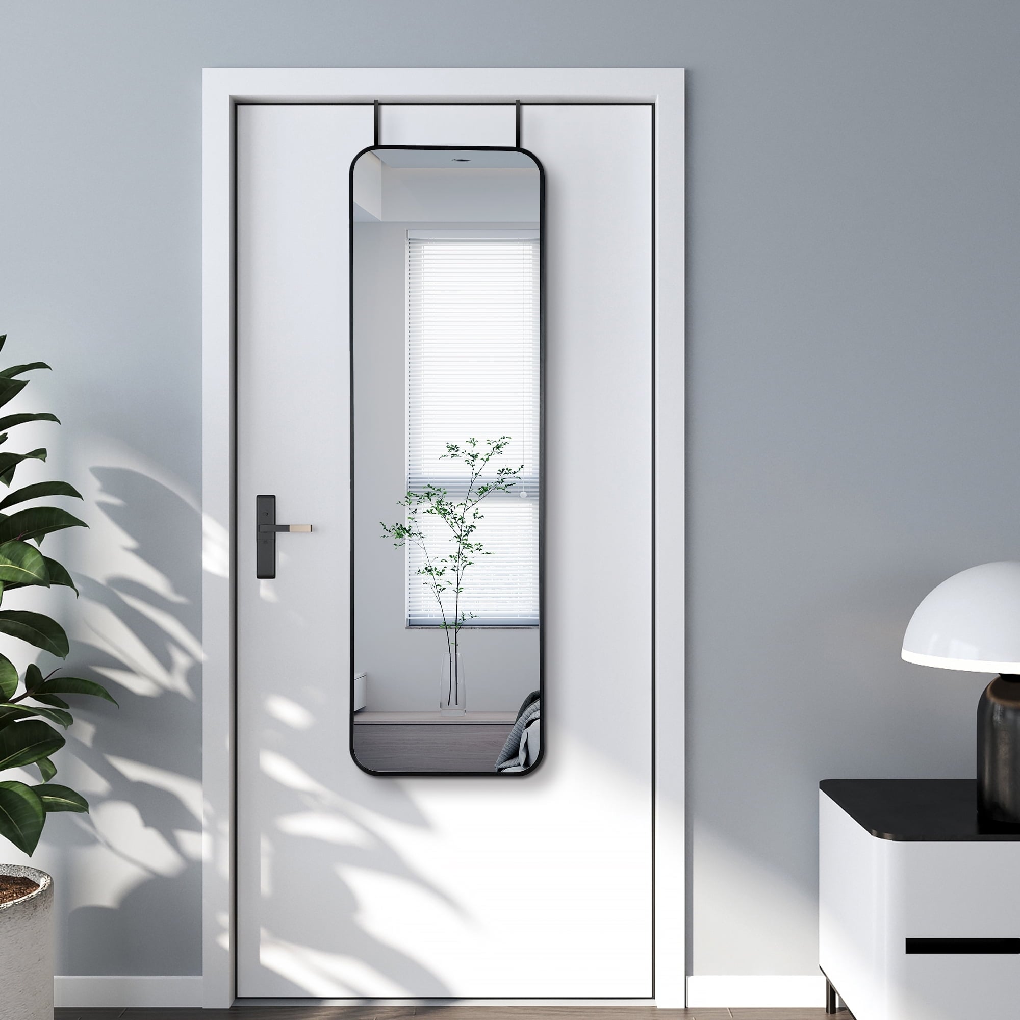 47"x14" Over The Door mirror