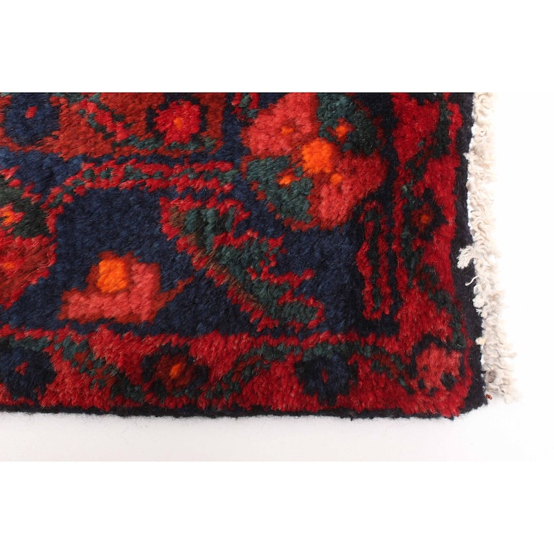 ECARPETGALLERY Hand-knotted Andelz Navy Wool Rug - 4'7 x 7'3